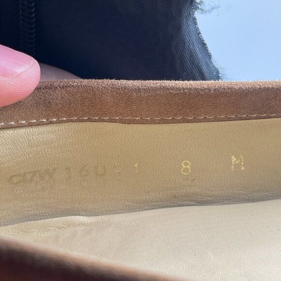 Stuart Weitzman Animal Print Suede Loafer 8 - Picture 10 of 10